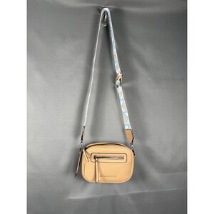 Montana West Crossbody Bag Womens Tan Vegan Leather Guitar Strap Camera Bag